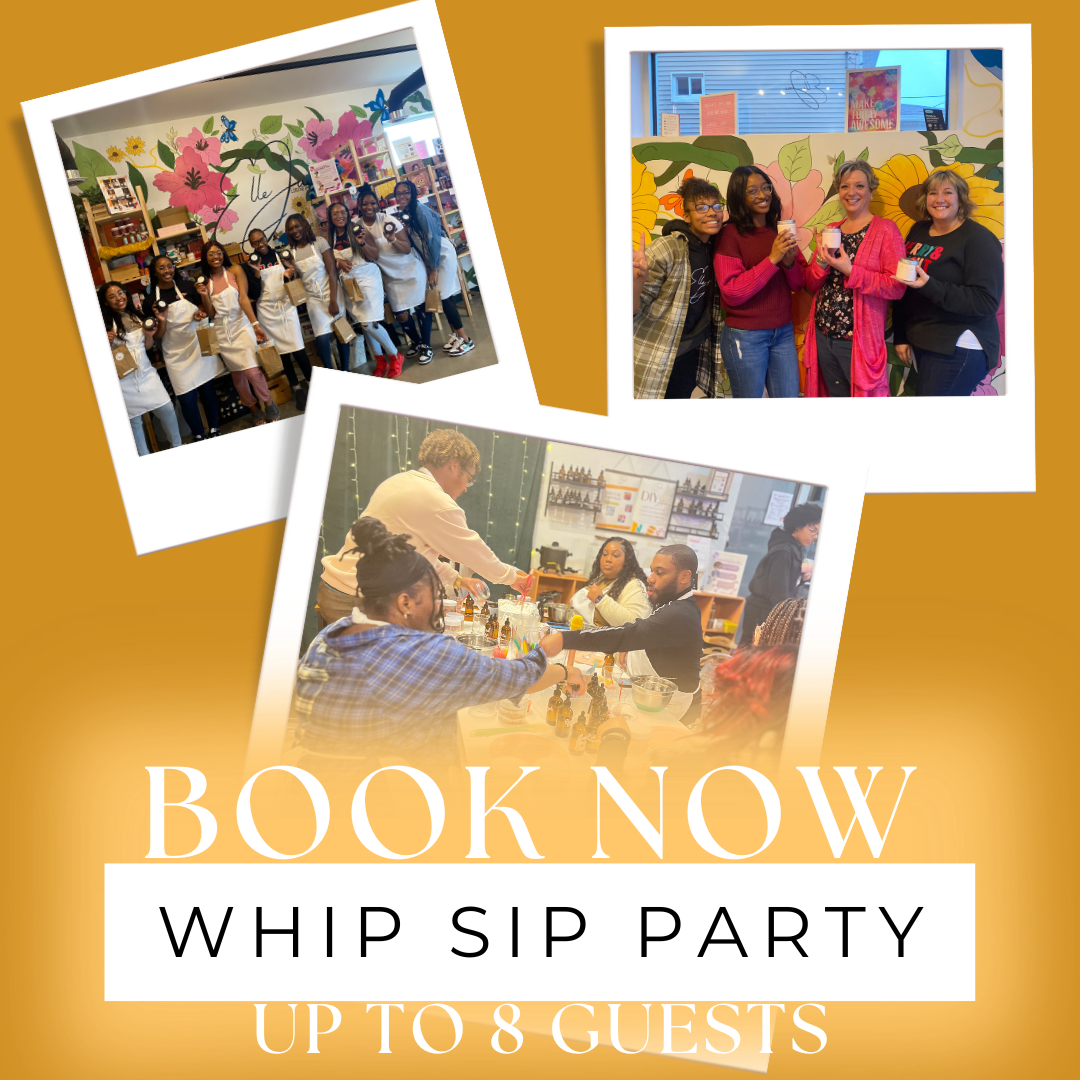 Group Whip & Sip Party (up to 8 Guests)