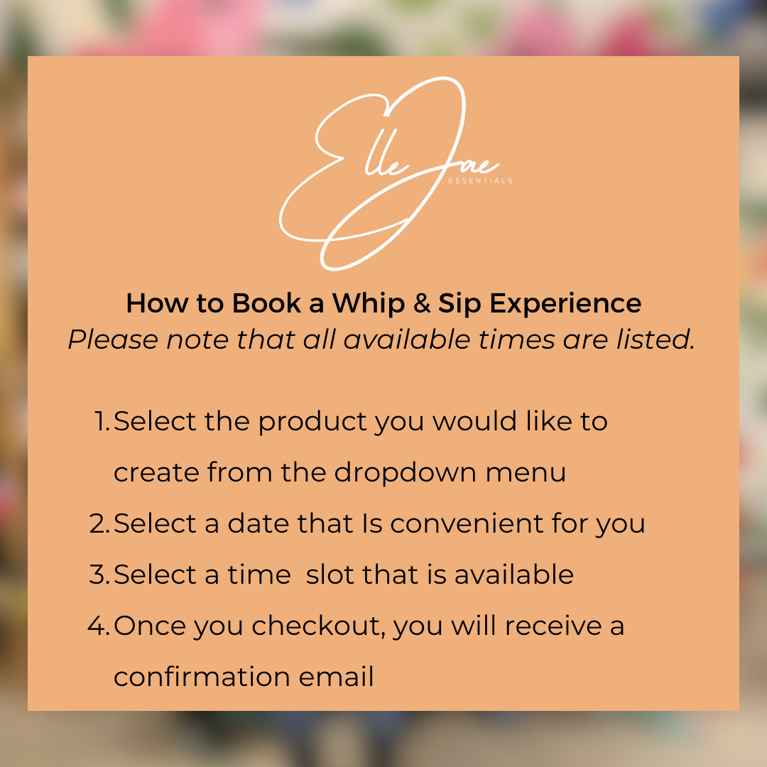 Whip & Sip Experiences