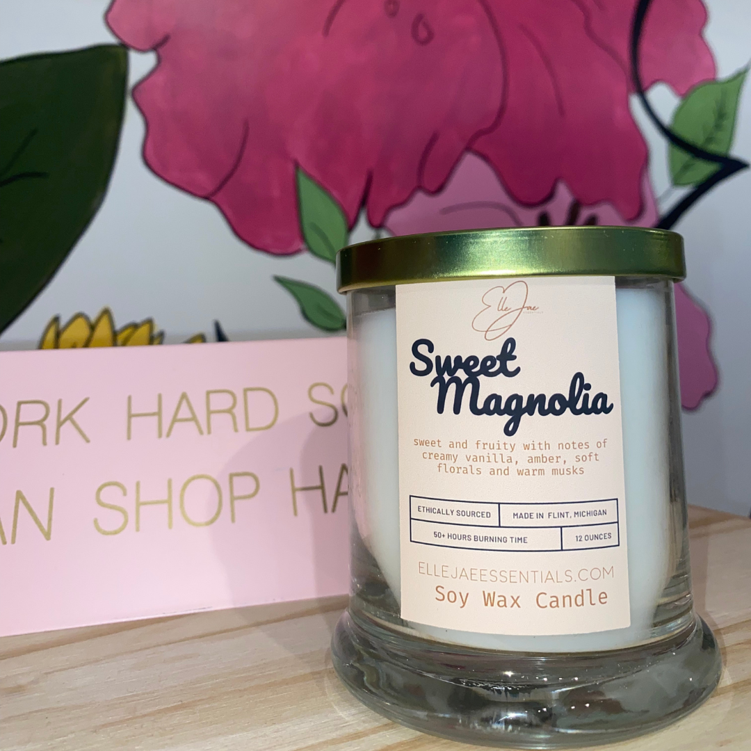 Sweet Magnolia Soy Wax Candle