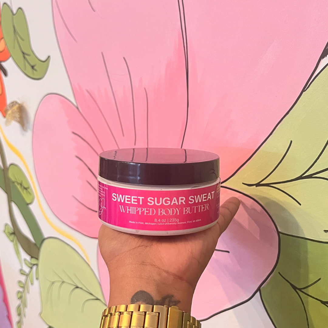 sweet sugar sweat whipped body butter from elle jae essentials