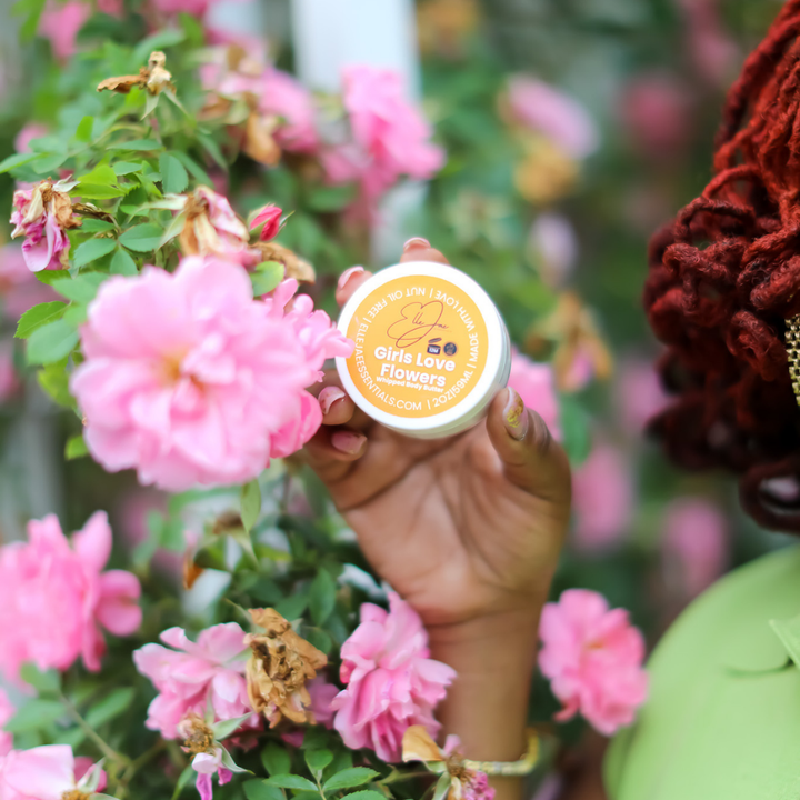 Girls Love Flowers Travel Size Whipped Body Butter